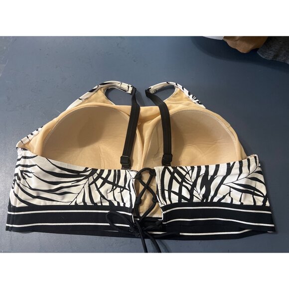 Swim By Cacique Womens Bikini Top Size 26 Beach Vacation Resort Tropical Cruise - Picture 6 of 8